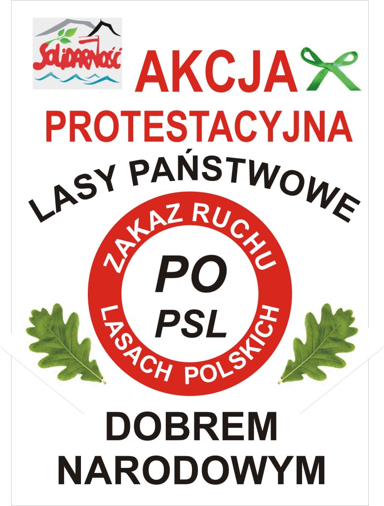 AKCJA PROTESTACYJNA plakat